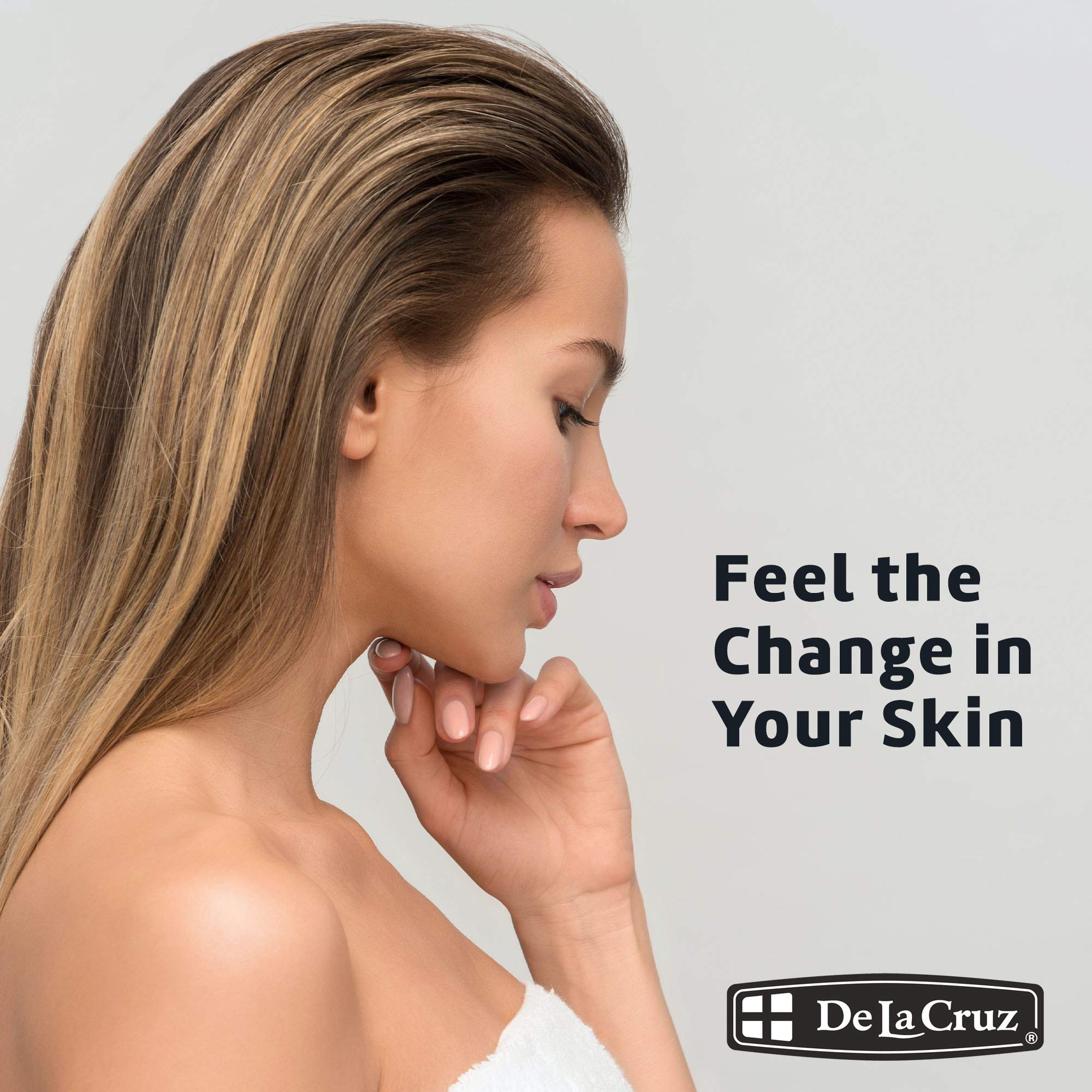 De La Cruz Vitamin E Oil, Vitamin E Oil with Safflower for Skin, Hair, Face and Body, 2.2 FL OZ. (2 Bottles)